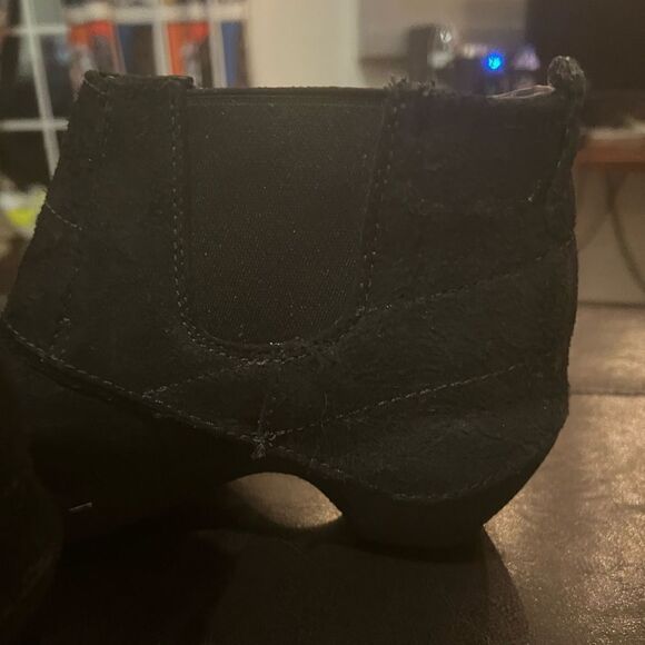 Merrell Black Luxe Button Ankle Slip On Booties - Picture 10 of 11